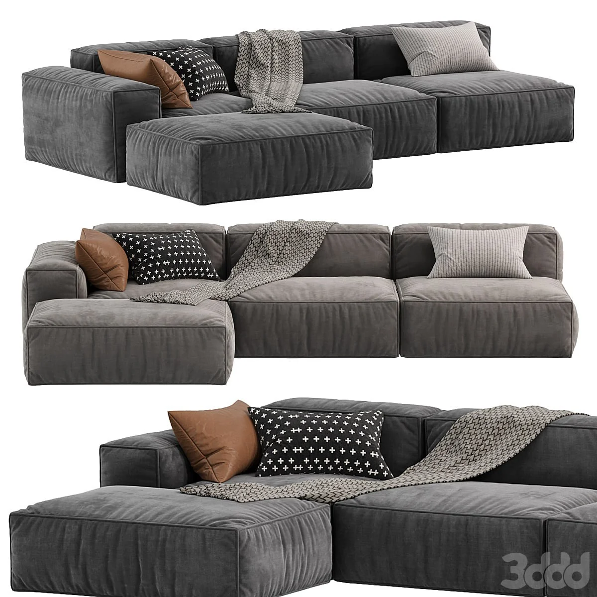Sofa Ebi Happy Grafit, Loft sofa 1